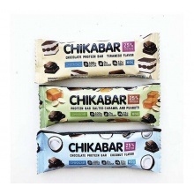 Батончик Bombbar Chikabar темный шоколад 60 г