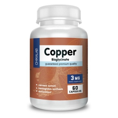  CHIKALAB Copper Bisglycinate 60 