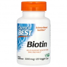  Doctor's Best Biotin 5000  120 